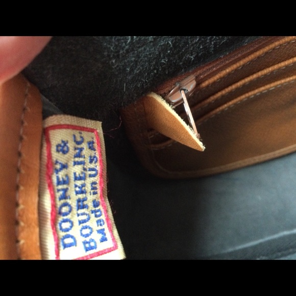 Dooney & Bourke AWL Shoulder Crossbody Bag Blue Black/British Tan - Picture 11 of 16